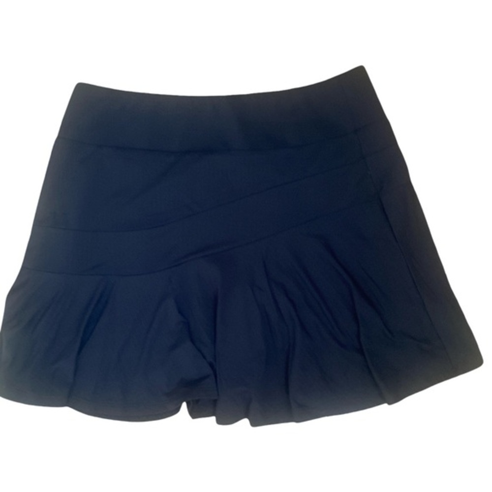 Ibkul UPF 50 Black Knit Skort - M black knit ,polyester spandex